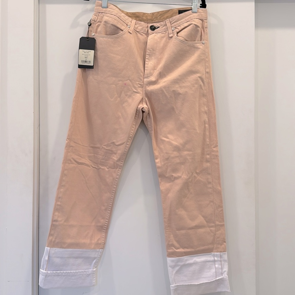 Rag & Bone Colorblock Boyfriend Jean